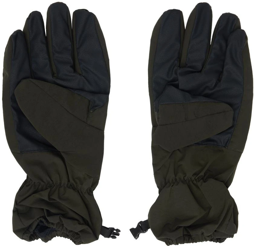 Stone Island Khaki Printed Gloves 2