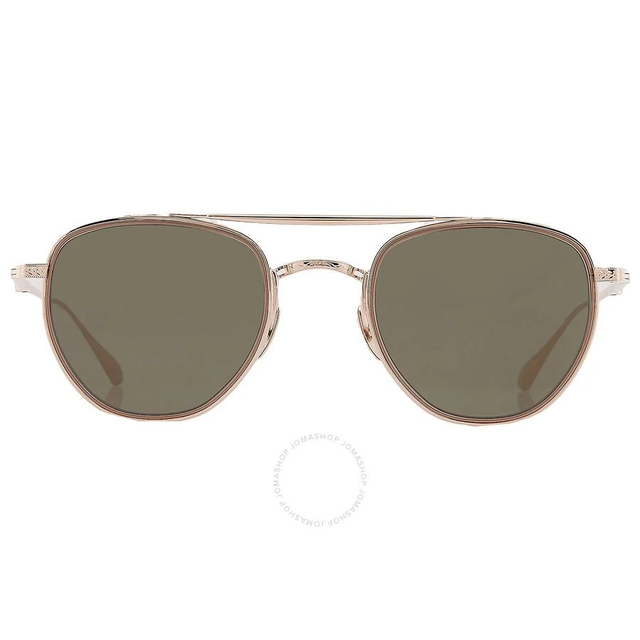 Mr. Leight ROKU II S Green Pilot Titanium Sunglasses ML4015 12KG-MBZ/GRN 48 1