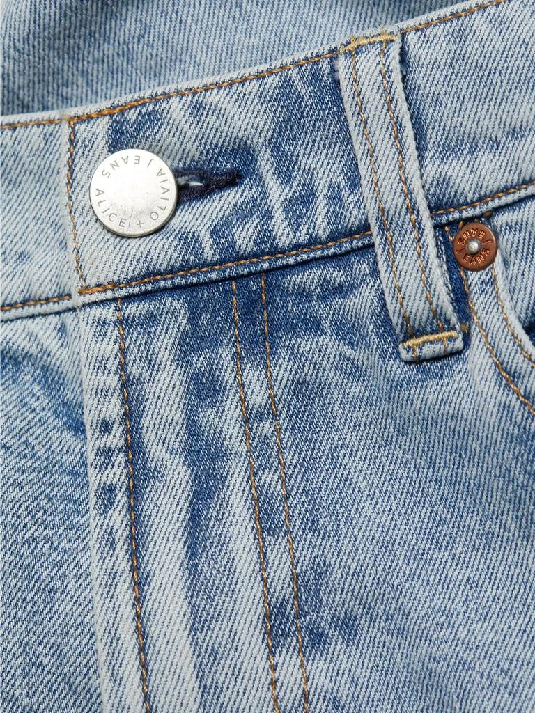 Alice + Olivia Trish Mid-Rise Stretch Baggy Jeans 7