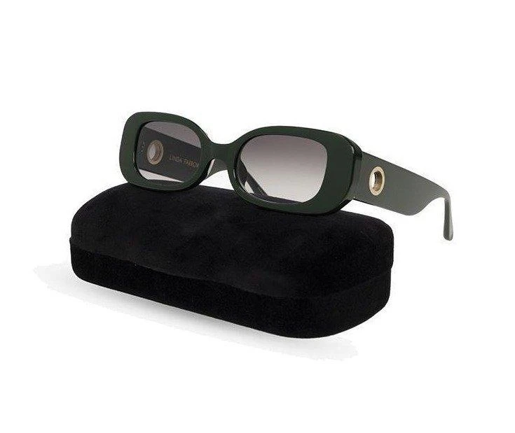 Linda Farrow Linda Farrow Lola Rectangle Frame Sunglasses 2