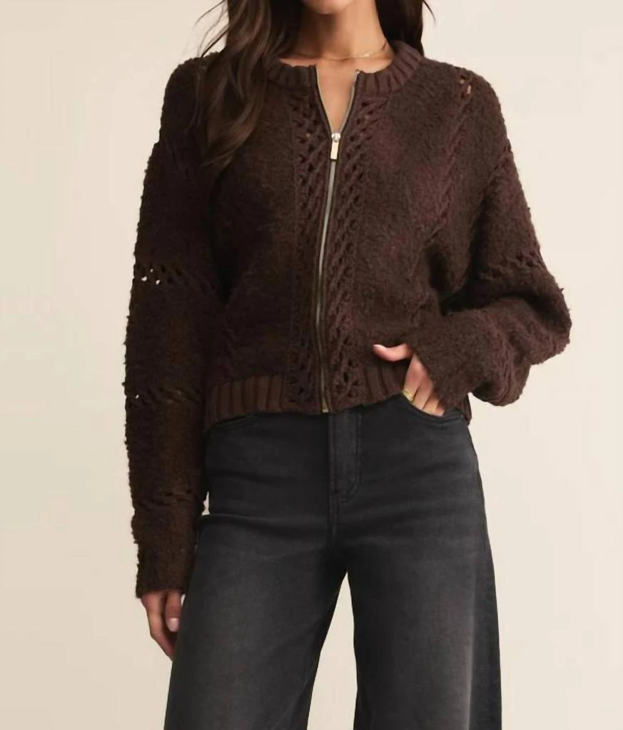 Z Supply Z Supply - Women
s Sundance Zip Up Sweater Jacket