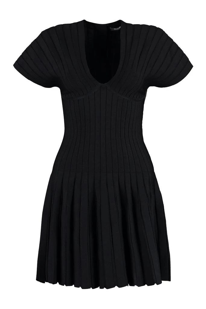 Balmain Pleated Knit Dress  On Sale Now with Up to 54% Off | Discover  Exclusive Deals & Savings at BeyondStyle  Authentic Balmain  women|adult|apparel & accessories|clothing|dresses with Limited-Time  Discounts, Free Shipping,