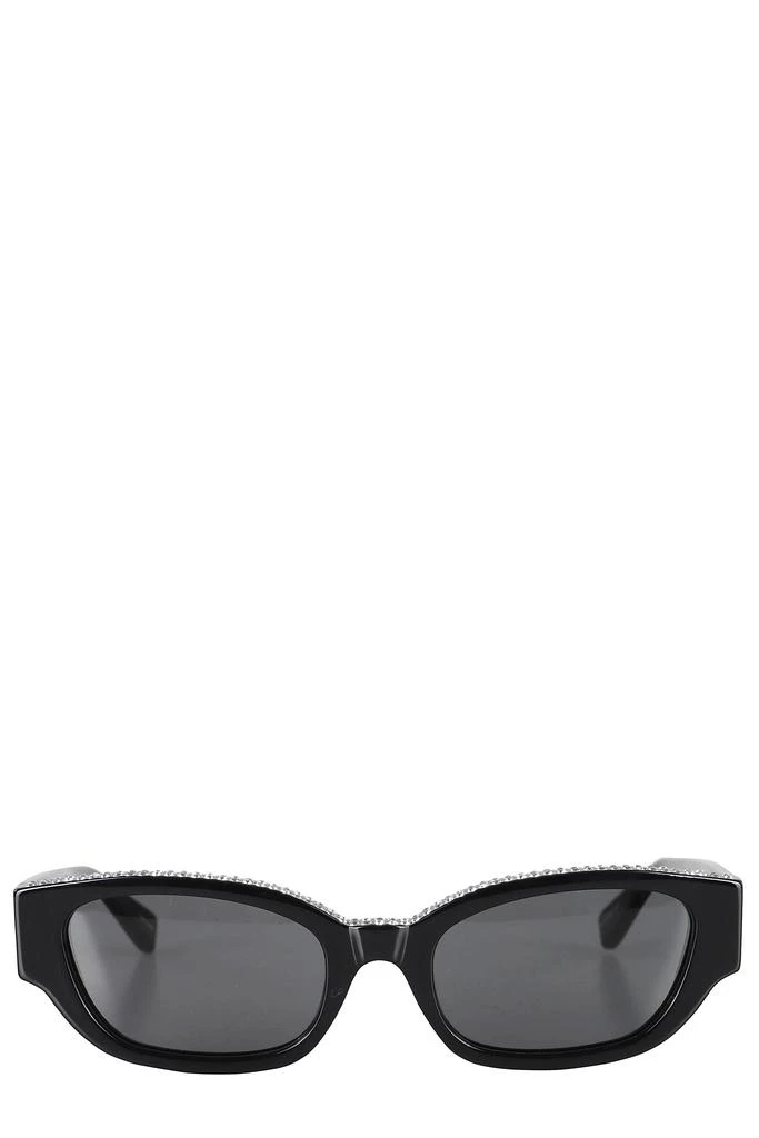 Magda Butrym Black Cat Eye Crystal Glasses
