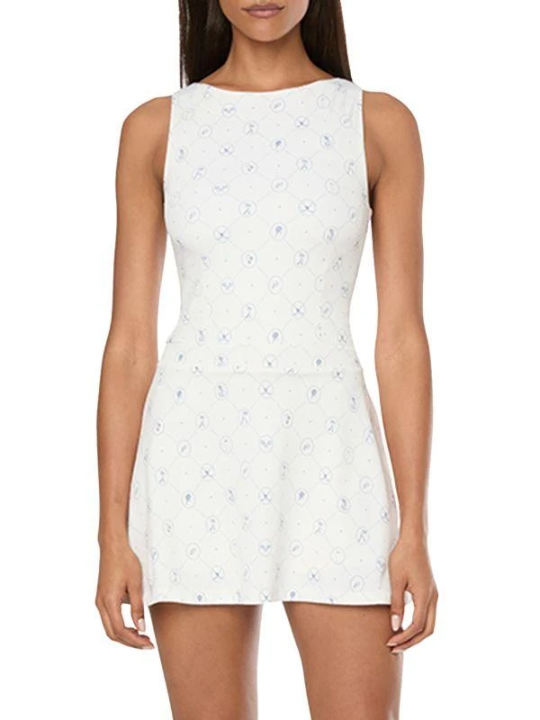 WeWoreWhat Boatneck Mini Tennis Dress 1