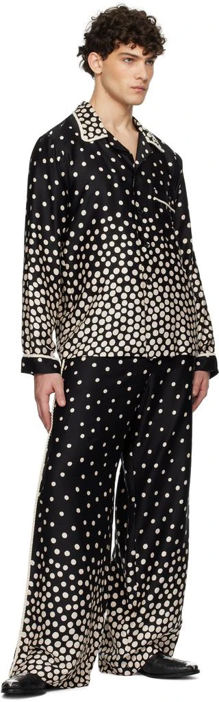 Anna Sui Black Polka Pyjama Shirt 4