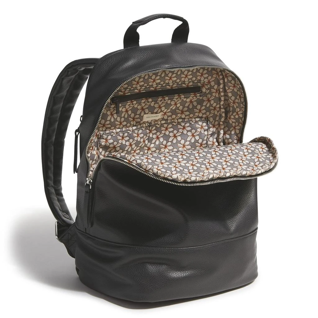 Shop Outlet Faux Leather Commuter Backpack on Sale at  display picture 3