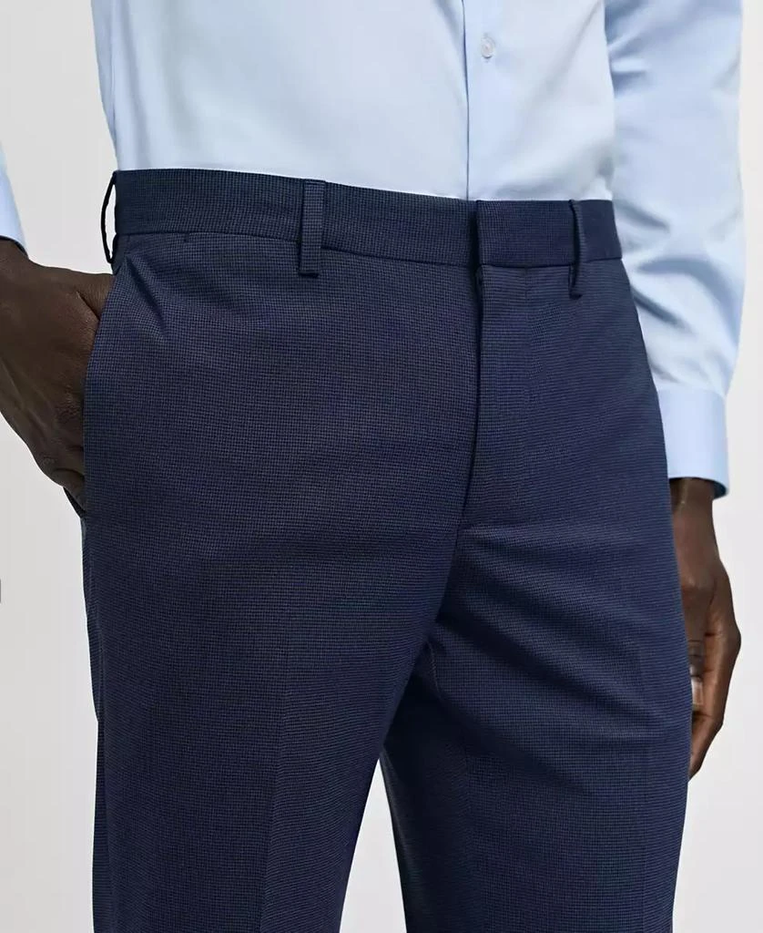 Mango Men's Stretch Fabric Super Slim-Fit Suit Pants 3