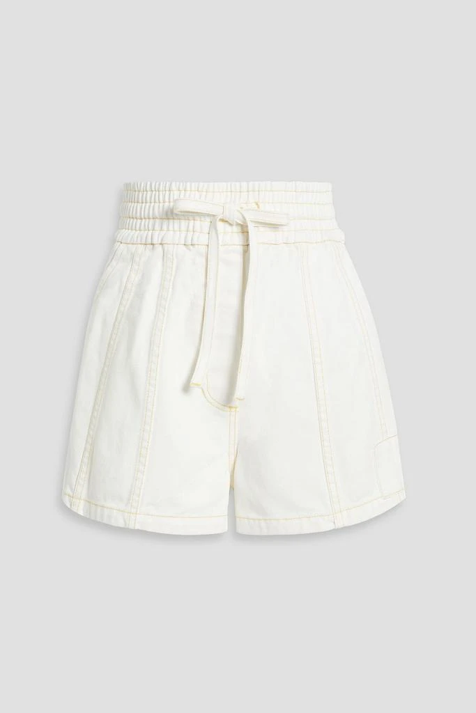 3.1 Phillip Lim Topstitched denim shorts 1