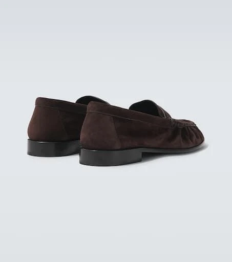 Yves Saint Laurent Le Loafer suede penny loafers 6