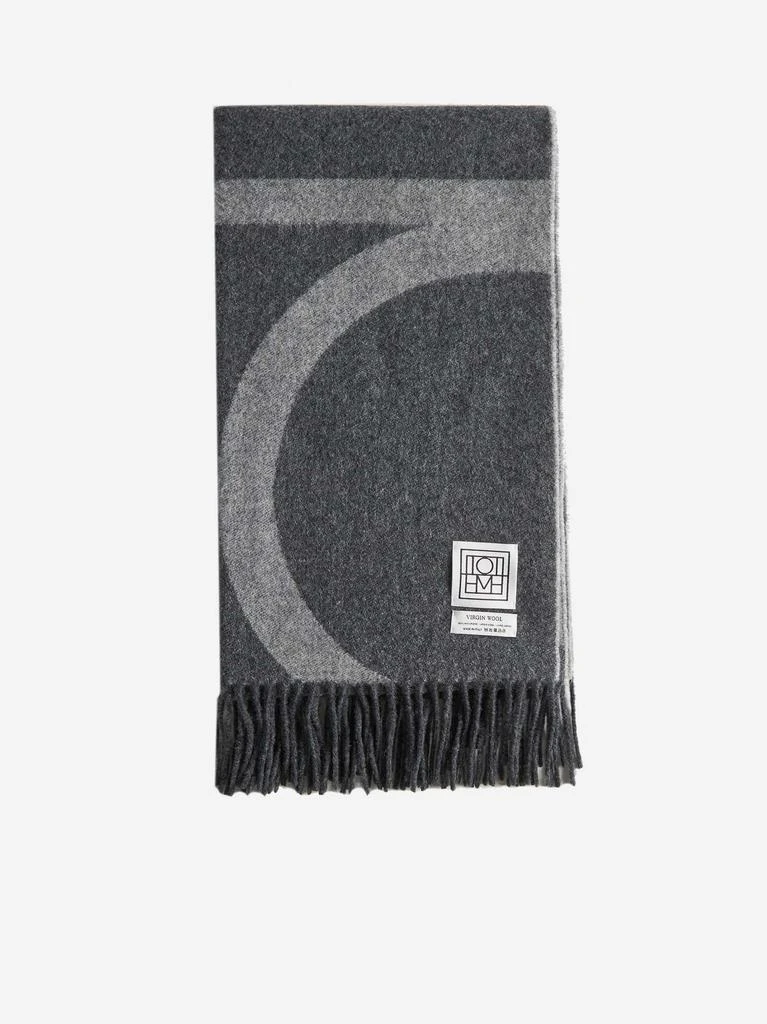 Totême Monogram wool scarf 1