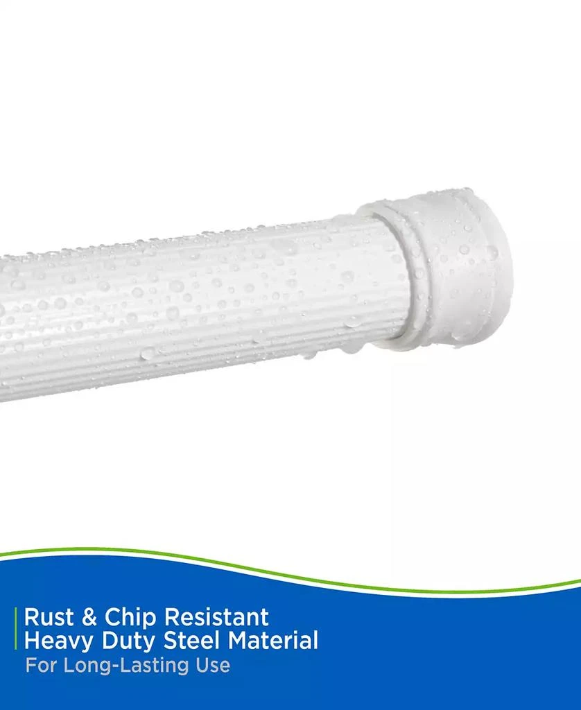 Kenney No Tools Spring Tension Utility Rod, 42-72" 5