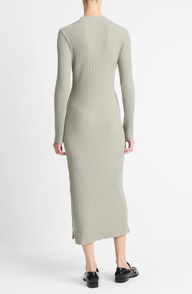 Vince Long Sleeve Rib Maxi Dress 2
