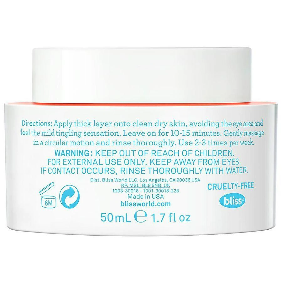 Bliss Pumpkin Powerhouse Resurfacing & Exfoliating Enzyme Mask 2