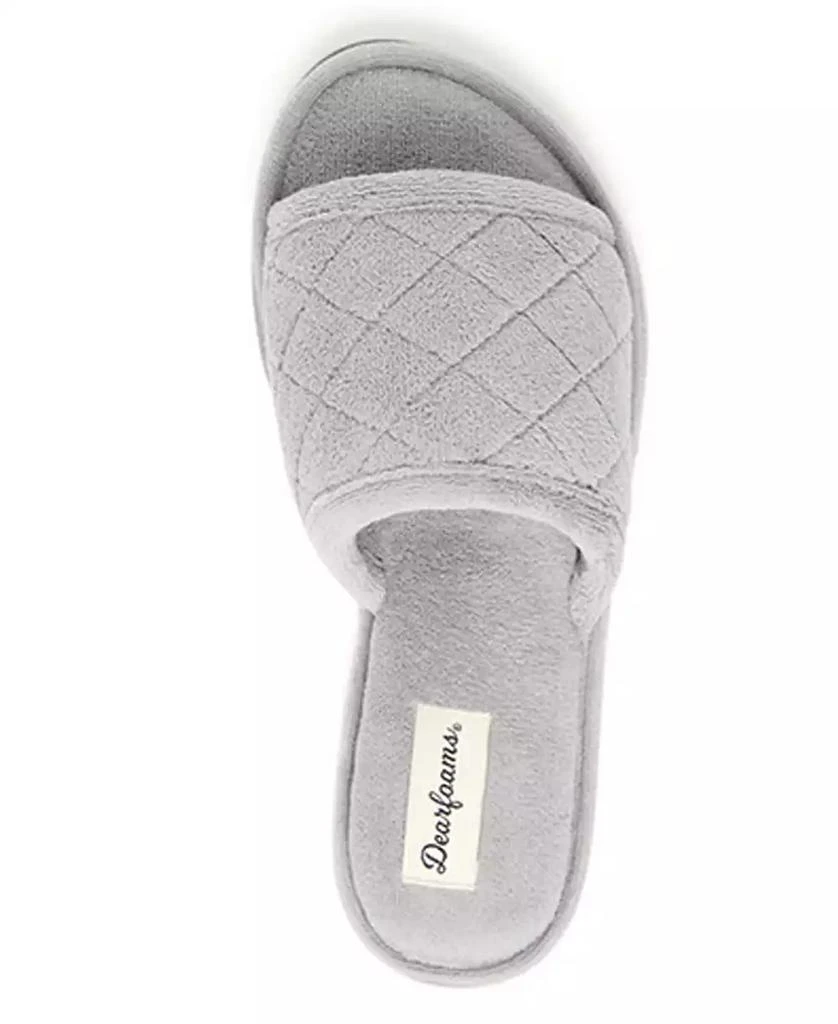 Dear Foams Women's Microfiber Terry Slide Slipper, Online Only 4