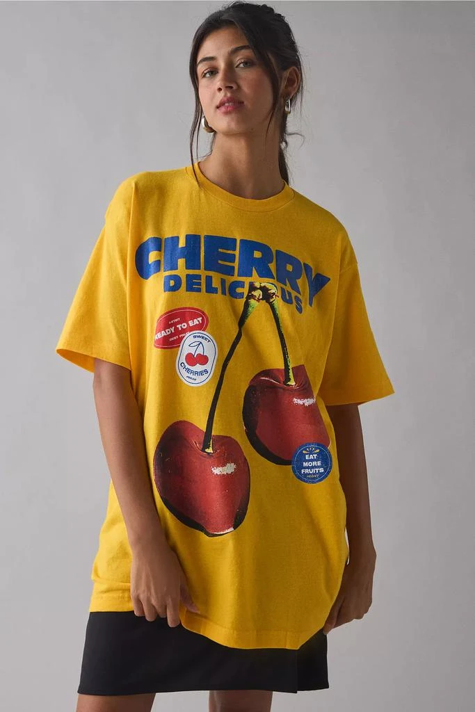 Cherry Delicious Graphic Oversized T-Shirt Dress  On Sale Now with Up to  36% Off | Discover Exclusive Deals & Savings at BeyondStyle  Authentic  Urban Outfitters womens|Tops|Women's with Limited-Time Discounts, Free