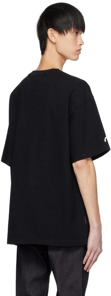 Evisu Black Appliqué T-Shirt 3