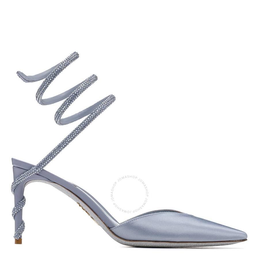 Rene Caovilla Margot 80 Satin Pumps