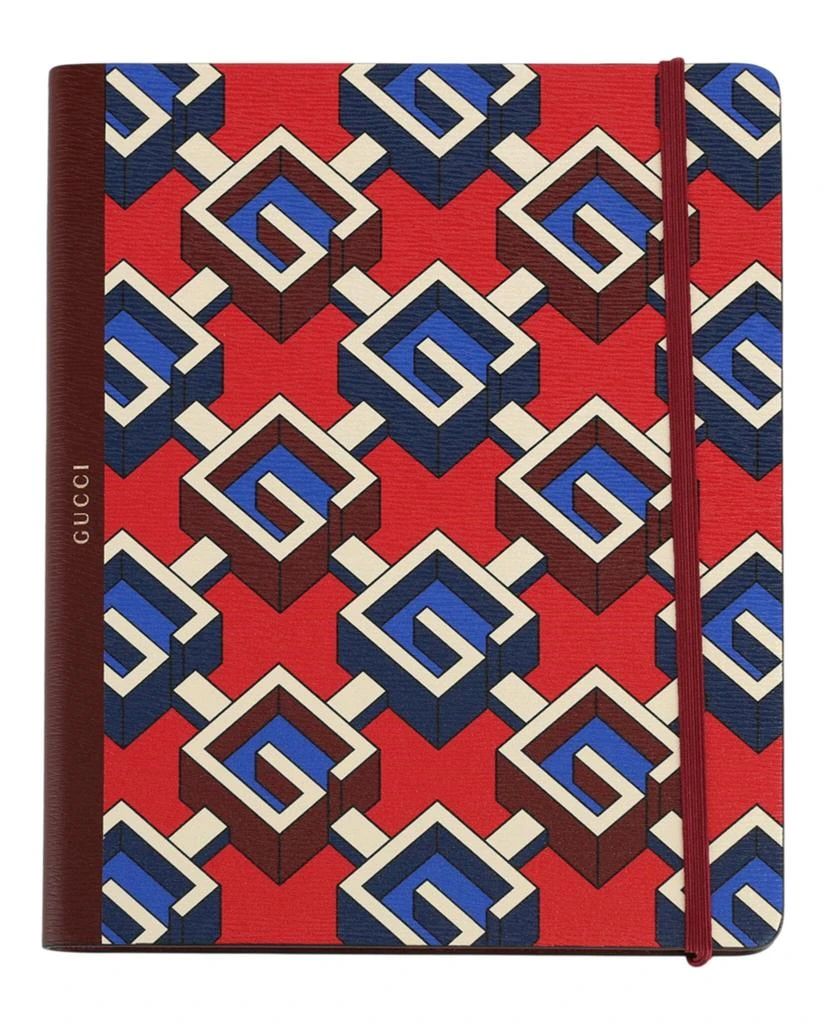 Gucci Geometric G Printed Notebook 1
