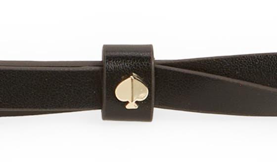 Kate Spade colorblock bow belt