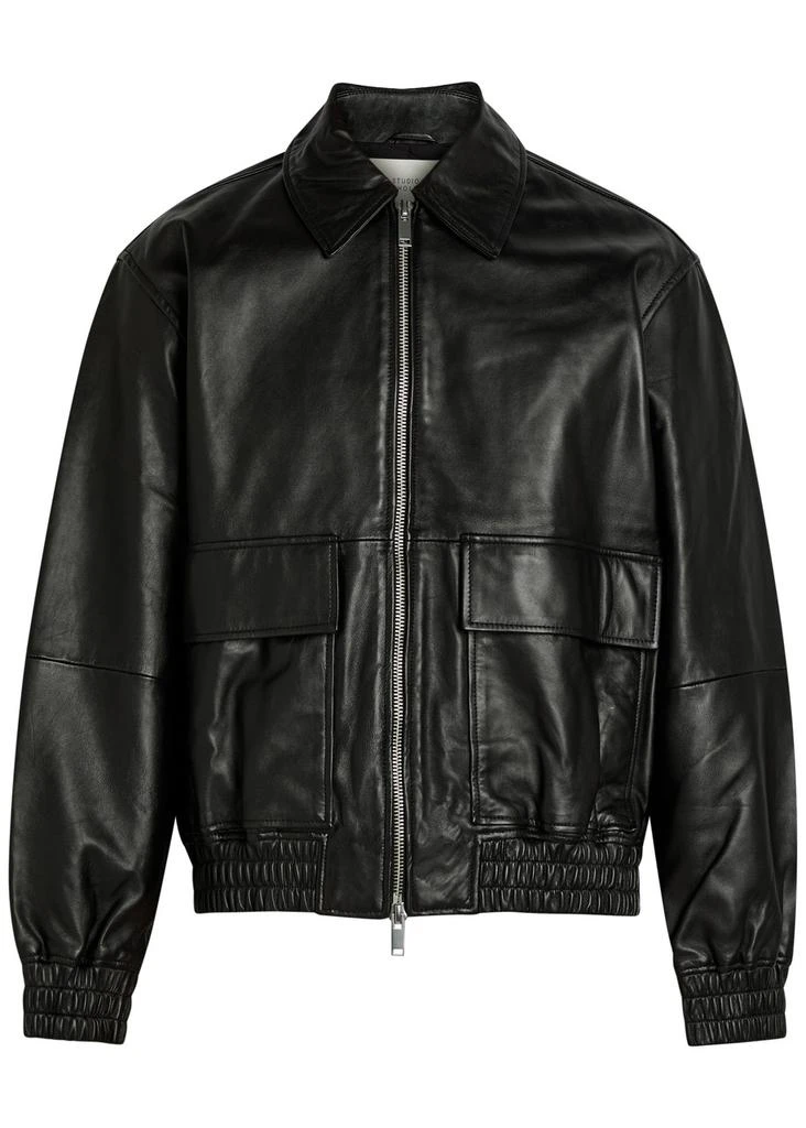 Studio Nicholson Piston leather jacket