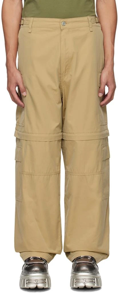VTMNTS Beige Convertible Trousers 1