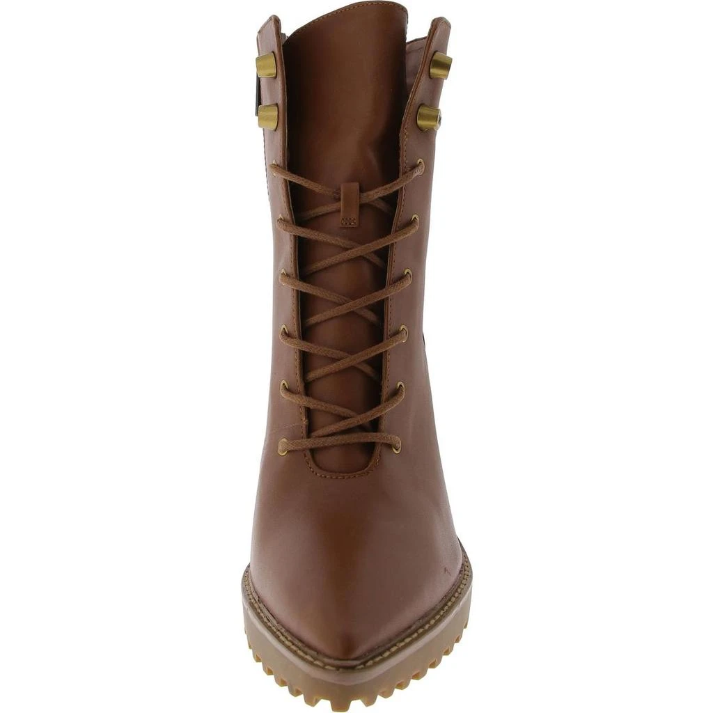 Michael Kors Womens Lace Up Pointed Toe Mid-Calf Boots 2