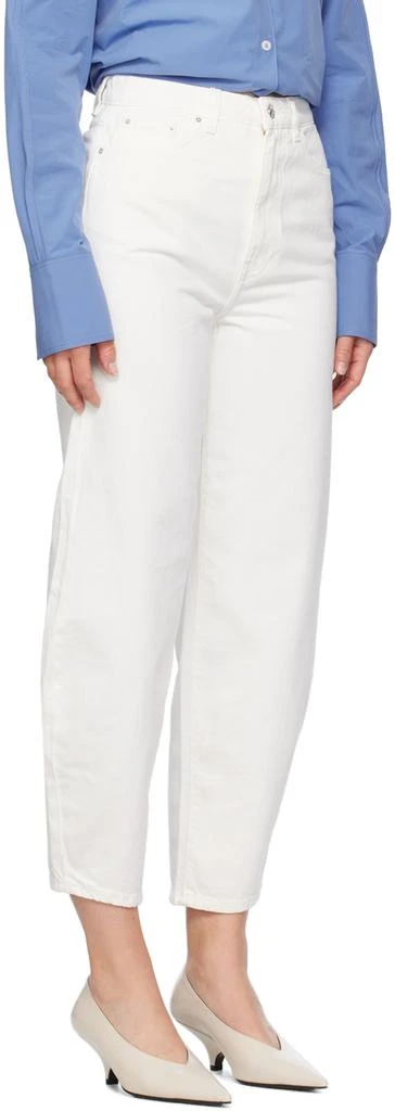 Totême Off-White Barrel Leg Jeans 2