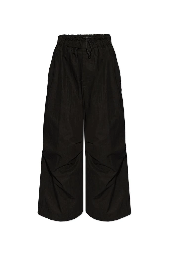 YOHJI YAMAMOTO Yohji Yamamoto Drawstring Wide Leg Trousers 1