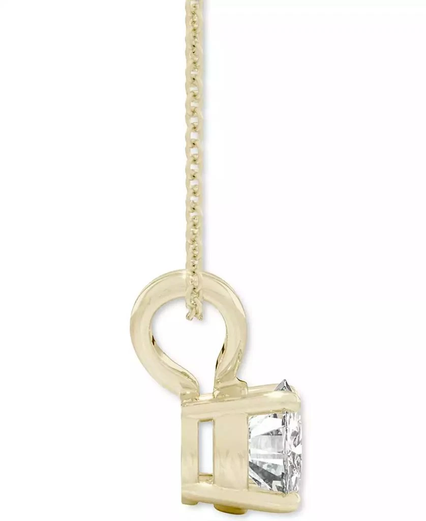 Charles & Colvard Moissanite Solitaire Pendant 1/2 ct. t.w. - 3 1/10 ct t.w. Diamond Equivalent in 14k White or Yellow Gold 2