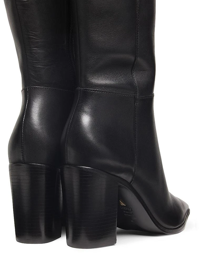 Schutz Mikki Up 90MM Leather Block-Heel Boots 3