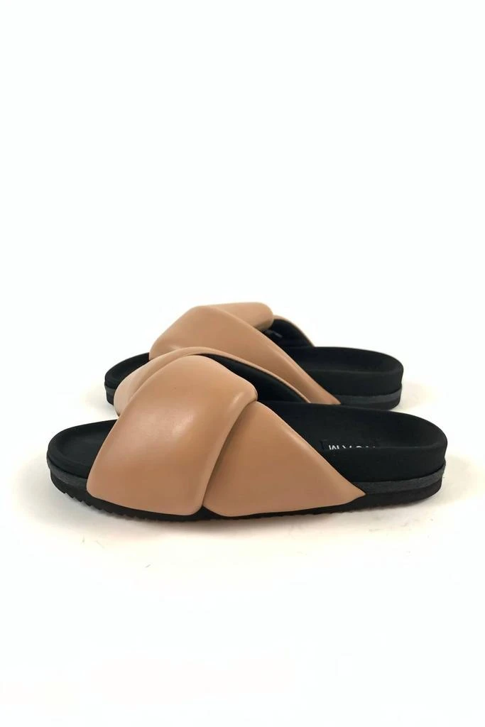 ROAM Women's Foldy Puffy Slide Sandal In Nude 2