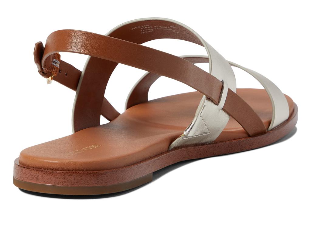 【Cole Haan】Flynn フリンフラットサンダル Amazon.com | Cole Haan Women's Flynn Flat Sandal, Gold/Honey