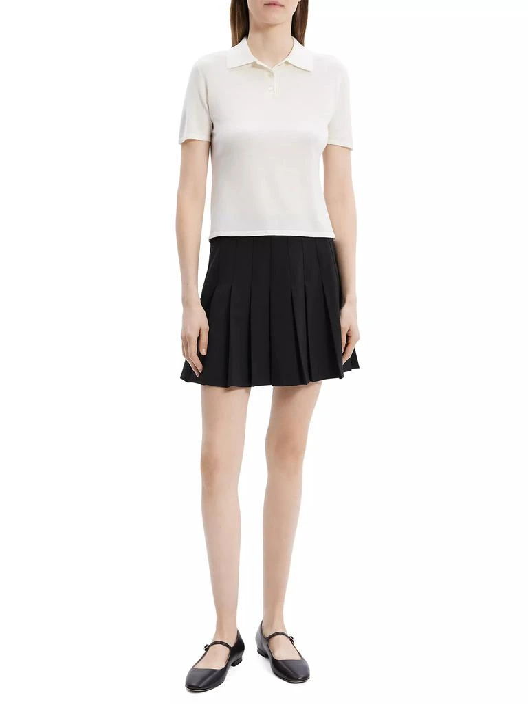 Theory Slim Wool Polo Shirt 2