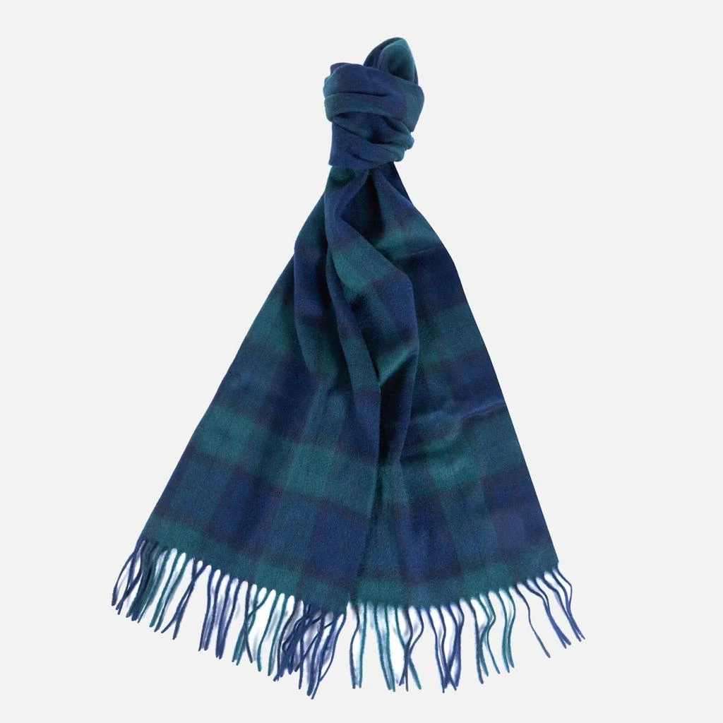 Barbour Barbour Men's Tartan Scarf and Gloves Gift Set - Navy Check 3