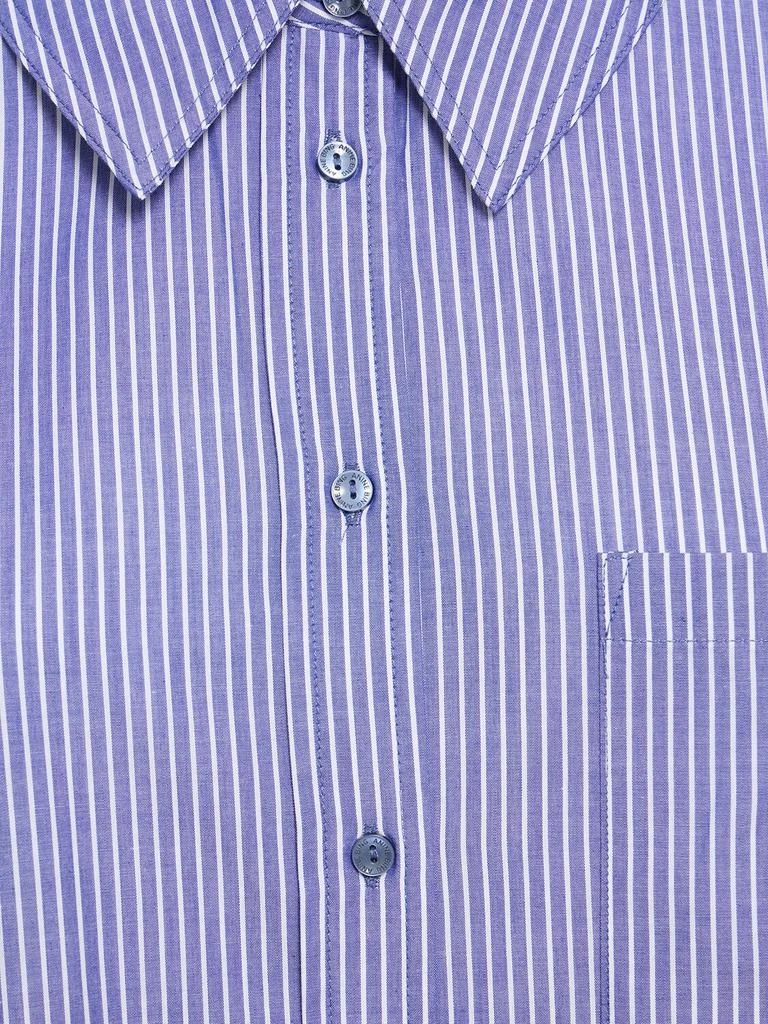 ANINE BING Mika Pinstriped Cotton Shirt 3