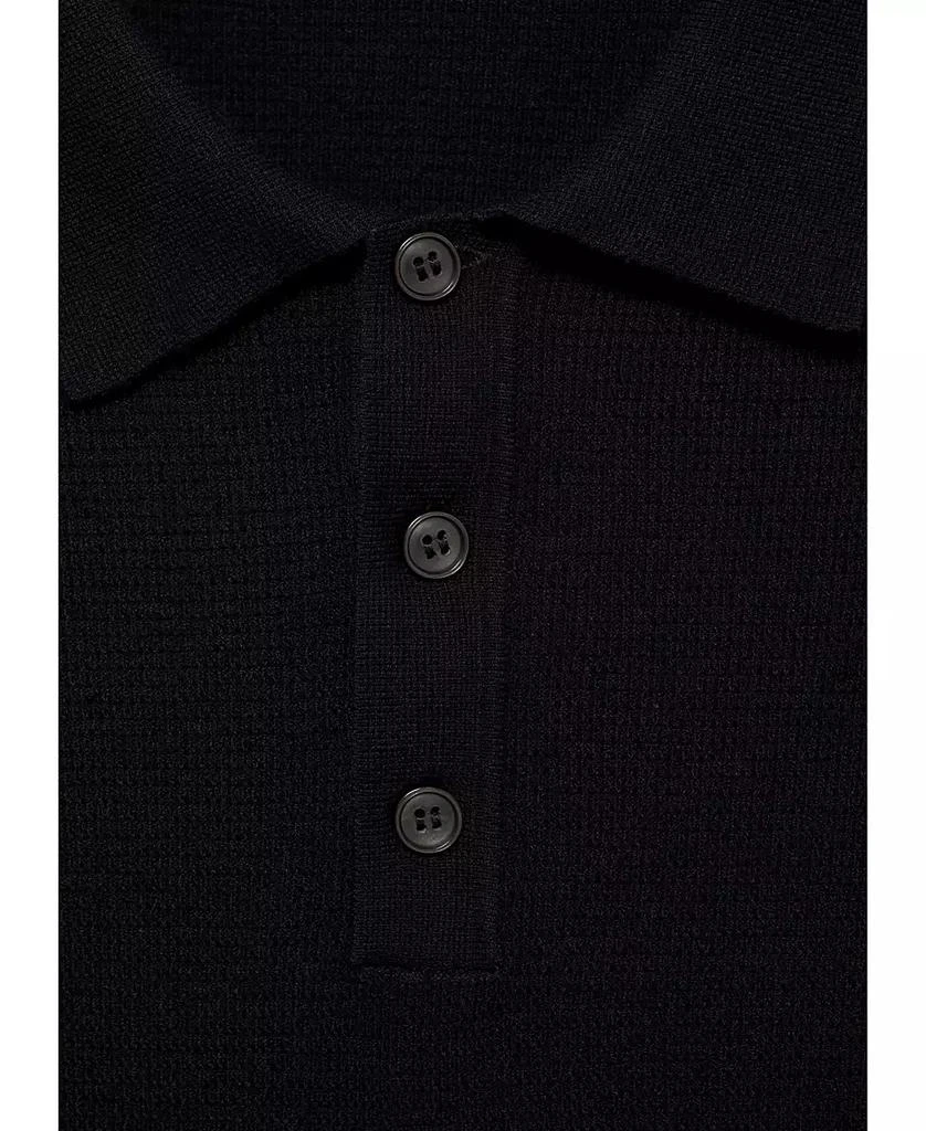 Mango Men's Structured Fine-Knit Polo Shirt 7