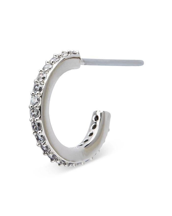 Nadri Pavé Hoop Earrings 4