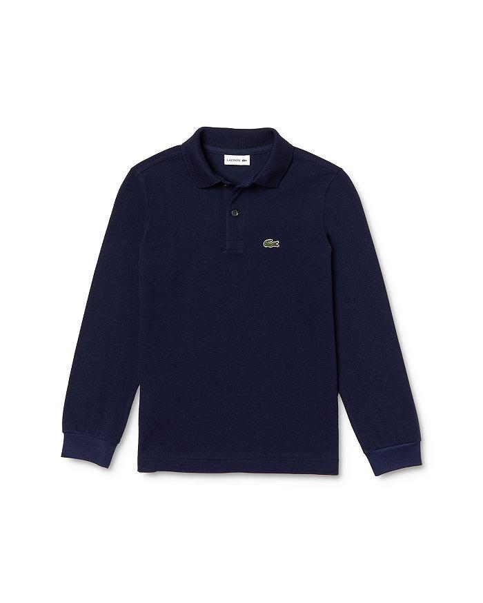 Lacoste Boys' Classic Piqué Long-Sleeve Polo - Little Kid, Big Kid