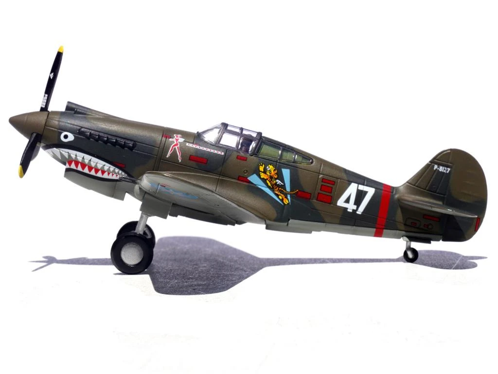 Legion Curtiss P-40B/C Warhawk Fighter White 47 Robert T. Smith 3rd Squadron Hell
s Angels Chinese Air Force Burma 1942 1/72 2