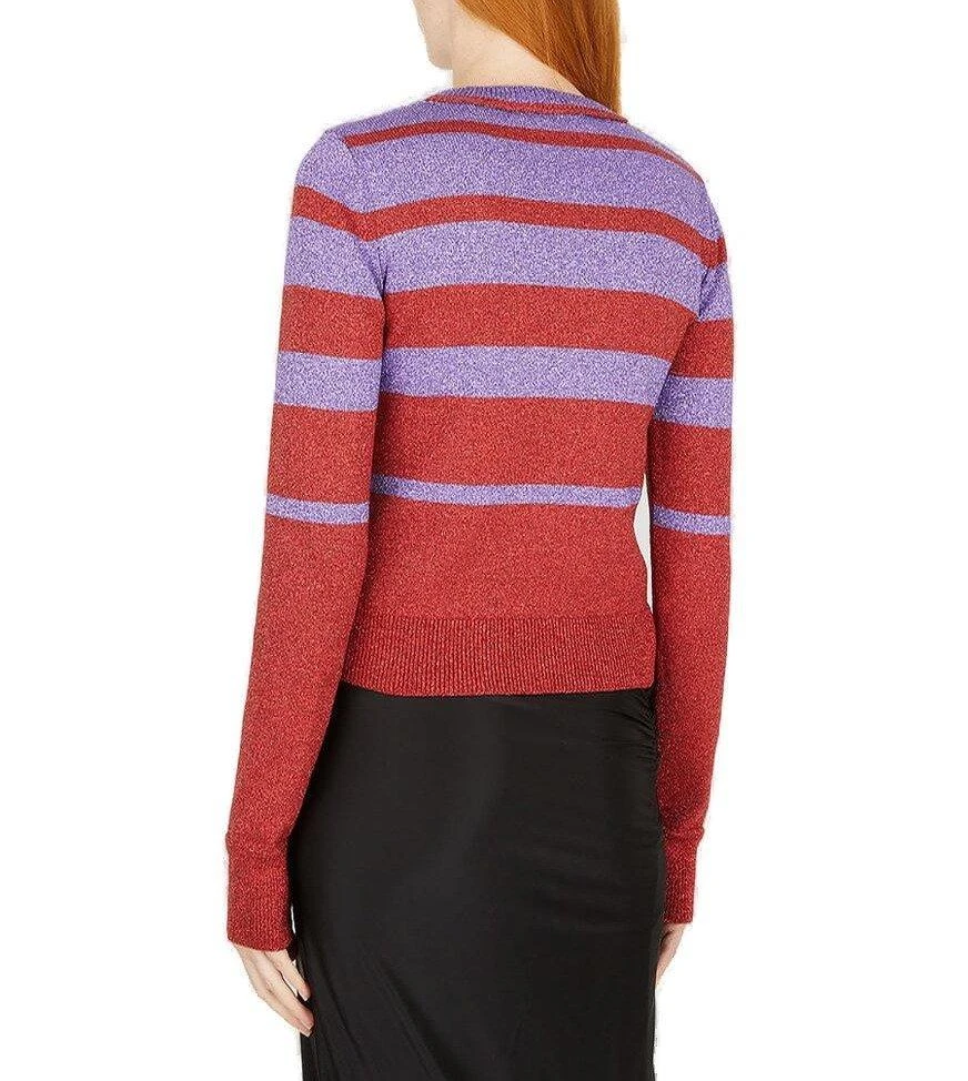 Paco Rabanne Paco Rabanne Metallic Striped Knitted Sweater 2
