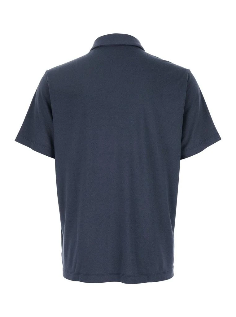 Theory Theory Bron Short Sleeved Knitted Polo Shirt 2