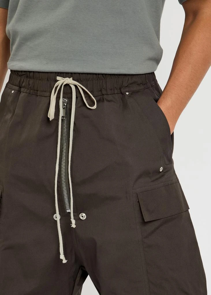 Rick Owens Cargobela stretch-cotton shorts 5