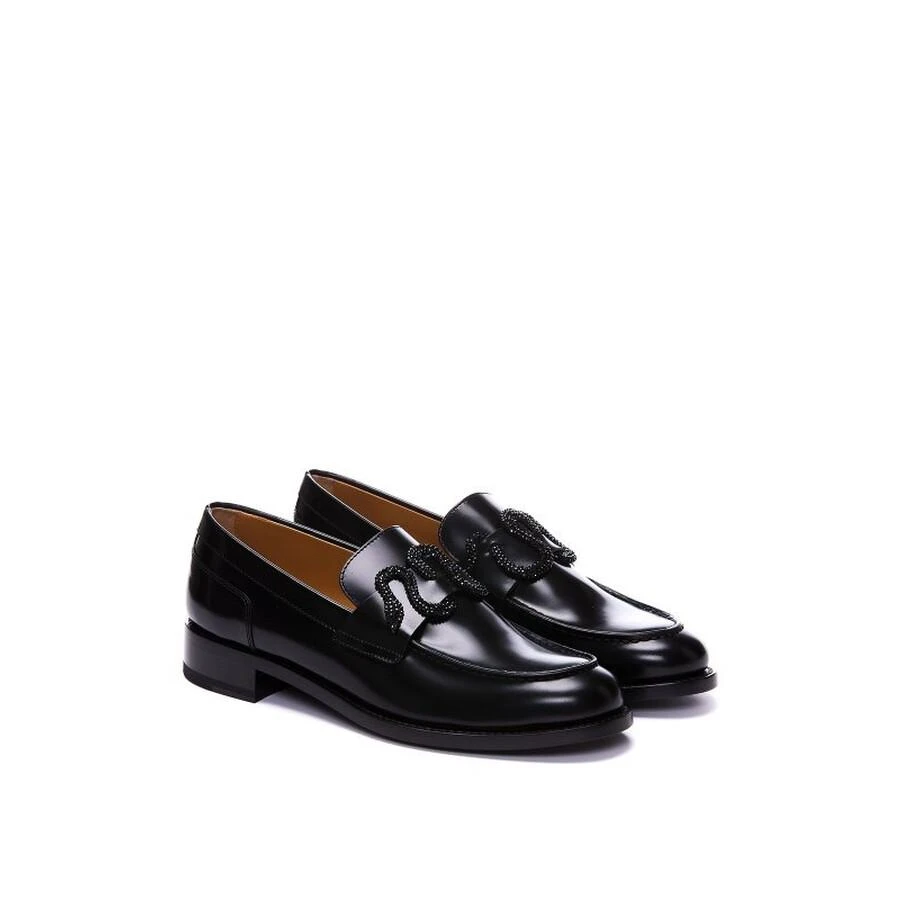 Rene Caovilla Morgana Leather Loafers 3