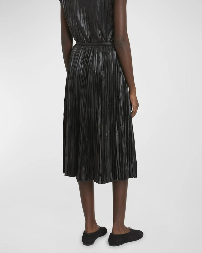 Proenza Schouler Rosalyn Pleated Faux-Leather Skirt 5