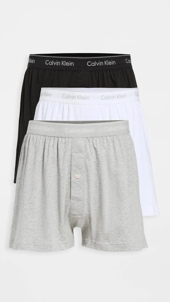 Calvin Klein Cotton Classic Fit 3-Pack Knit Boxers 1