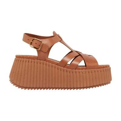 Chloé Nama wedge sandals 1