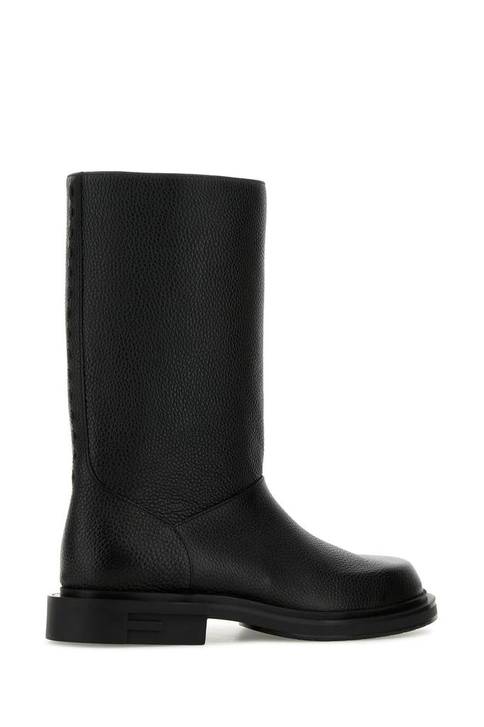 Fendi Black leather Frame boots 2