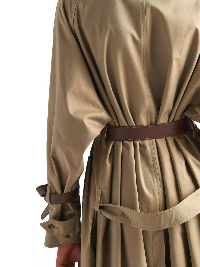 Prada Single-Breasted Cotton Twill Trench Coat - Coats