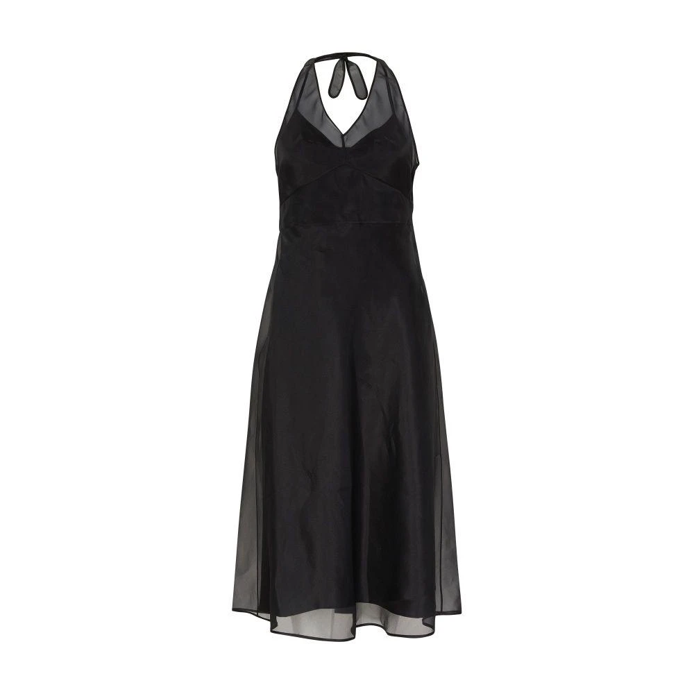 prada backless dress Prada Embroidered Double Satin Mini Dress – SANDS main image 0