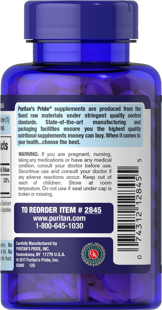 Puritan's Pride Folate 1333 mcg DFE 500 Tablets 4